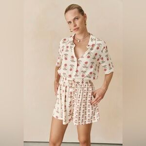 VRG GRL ZIMA SHORTS AND SHIRT BOHEME SET